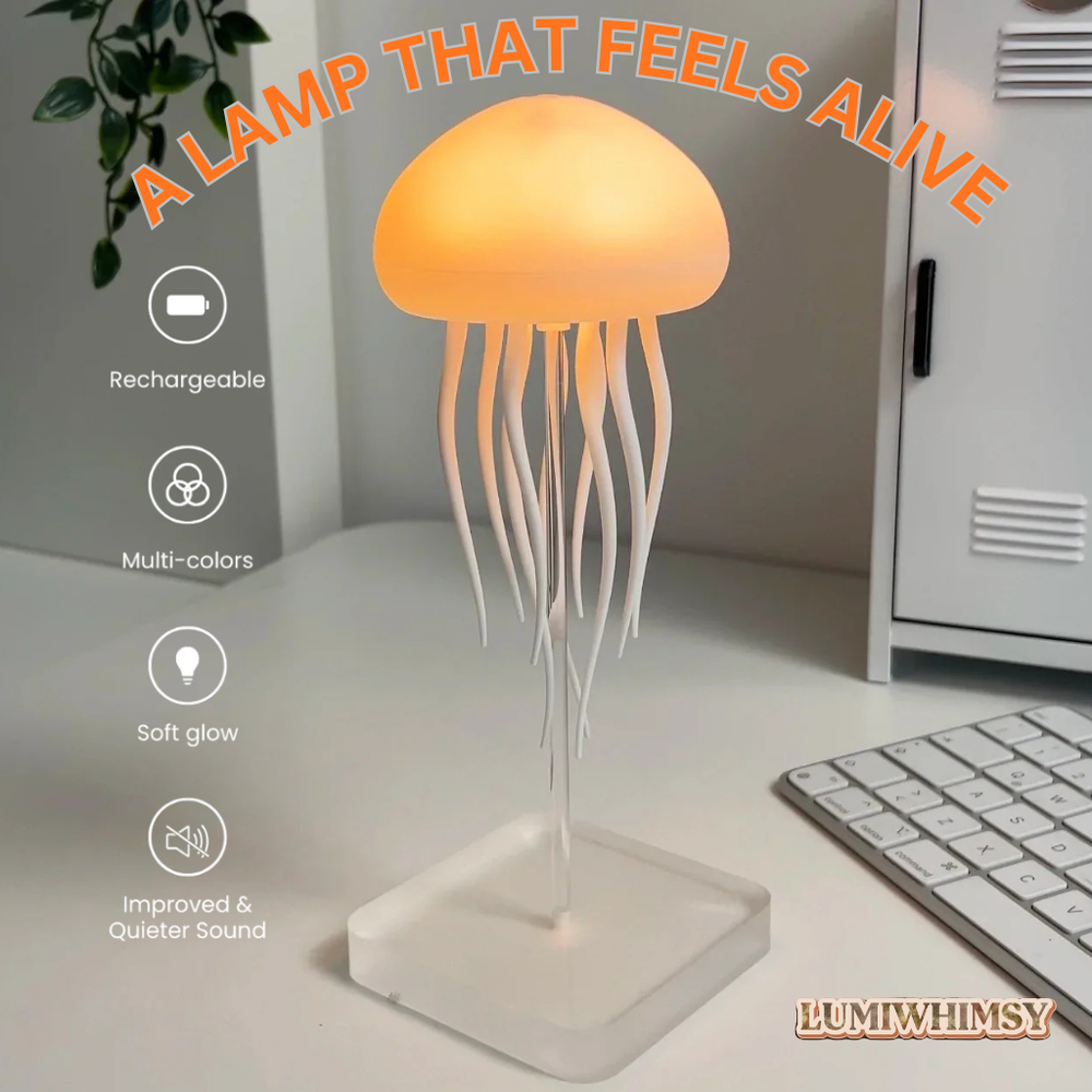 Jellyfish LED Night Light RGB Table Lamps Room Decor
