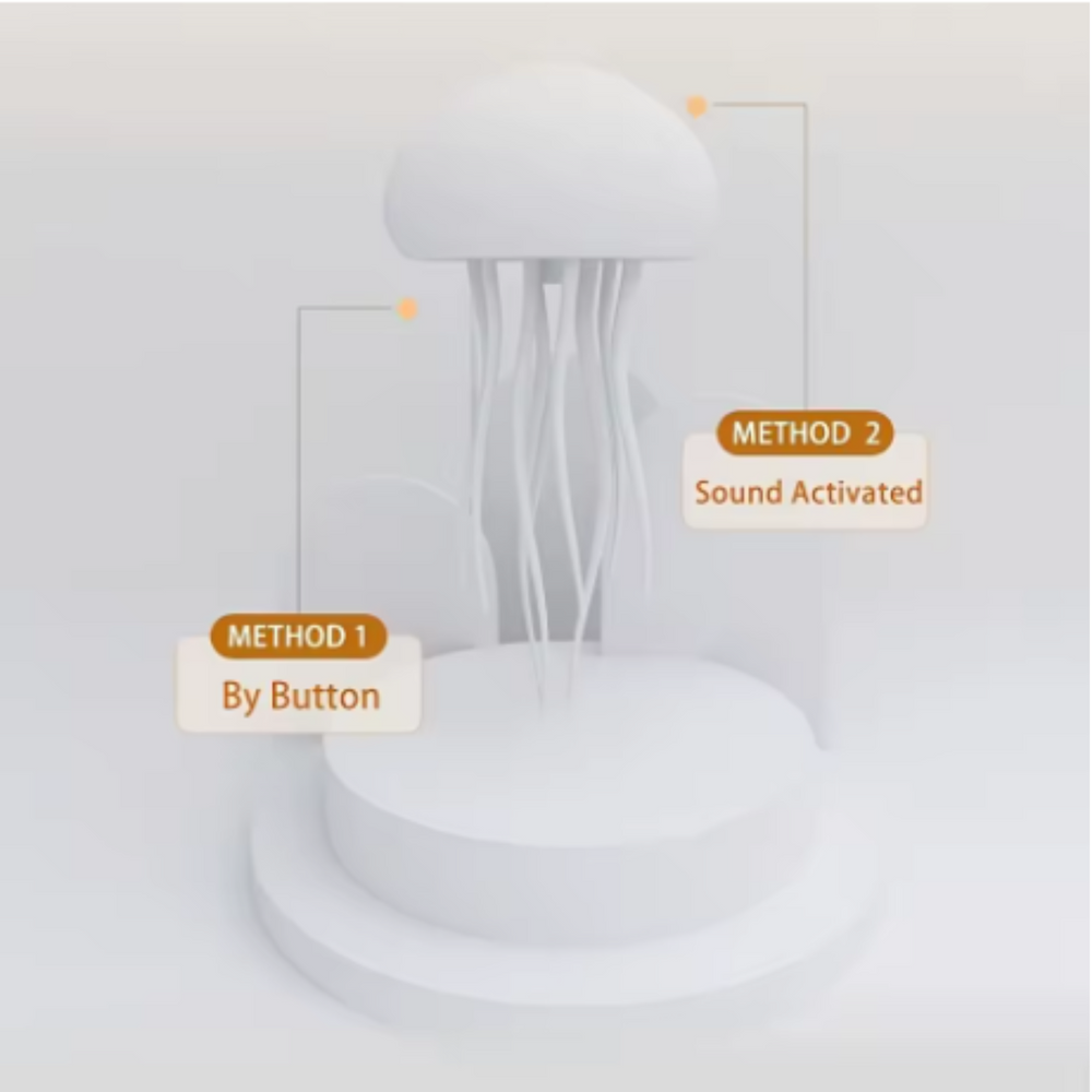 Jellyfish LED Night Light RGB Table Lamps Room Decor